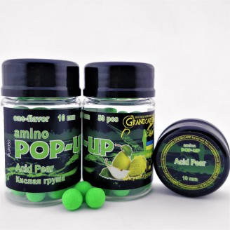 Amino POP-UPs one-flavor ACID PEAR (КИСЛА ГРУША) Ø10 мм Amino POP-UPs one-flavor ACID PEAR (КИСЛА ГРУША) Ø10 мм